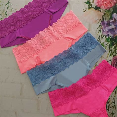 Calcinha Fio Duplo Colorida Cós em Renda Gardens Lingerie Moda Íntima Linha Noite