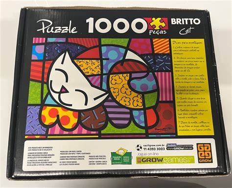 Quebra Cabe A Cat Romero Brito Pe As Cacareco Grow Usado