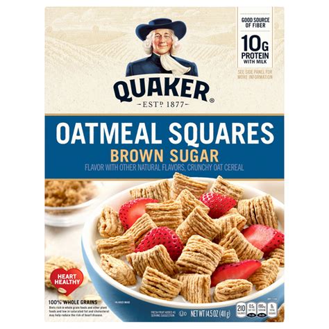 Save On Quaker Oatmeal Squares Cereal Brown Sugar Order Online Delivery