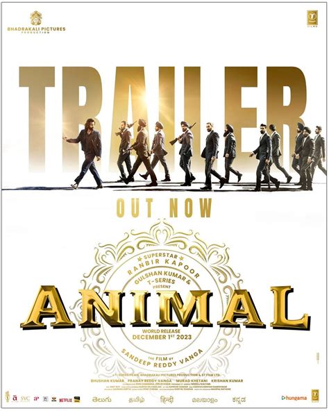 Animal trailer released.The highly anticipated action, packed thriller ...