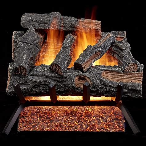 Amazon Hearthsense Vented Gas Log Set With Remote Control Kit