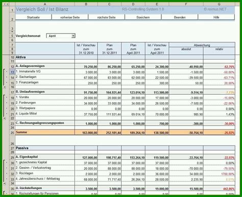 Bemerkenswert Excel Vorlage Bilanz Vorlage Ideen