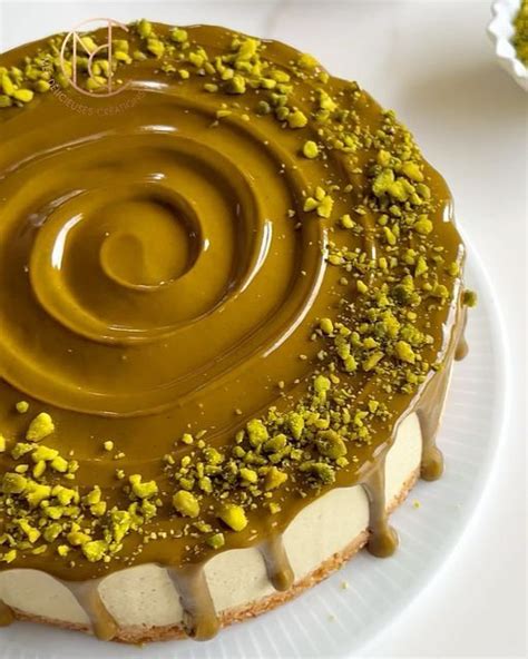 Malika Oualli On Instagram Cheesecake S Cuisson Pistache Voici La