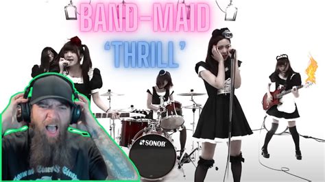 BAND MAID Thrill スリル Music Video Reaction PERFECT YouTube