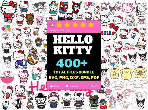 Mega Kawaii Kitty Svg Cat Svg S Nrio M Lody Stickers Svg Etsy México