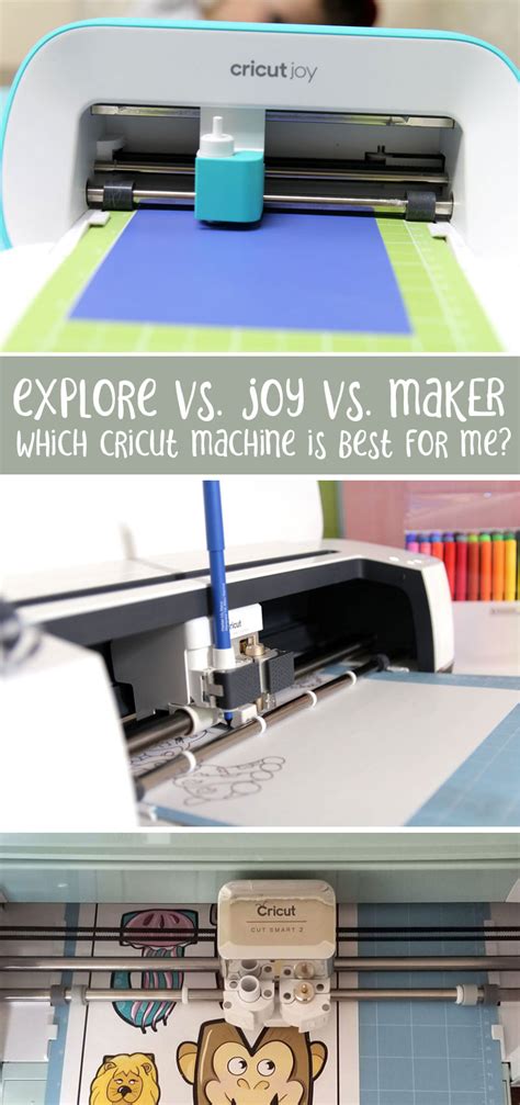 Cricut Machine Comparison Joy Vs Explore Air Vs Maker Cricut