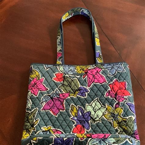 Vera Bradley Bags Vera Bradley Green Falling Flowers Pattern Floral