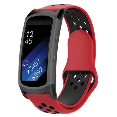 Sports Silicone Strap For Samsung Galaxy Gear Fit Pro Watch Band Wrist