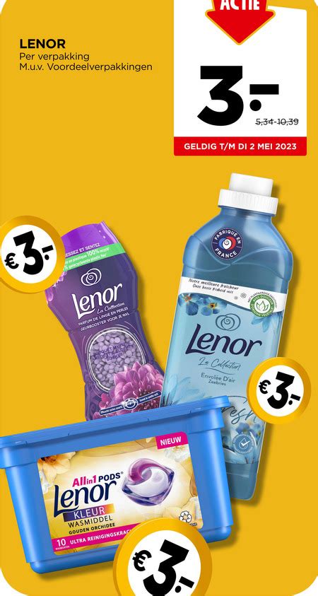 Lenor Wasverzachter Wasmiddel Folder Aanbieding Bij Jumbo Details