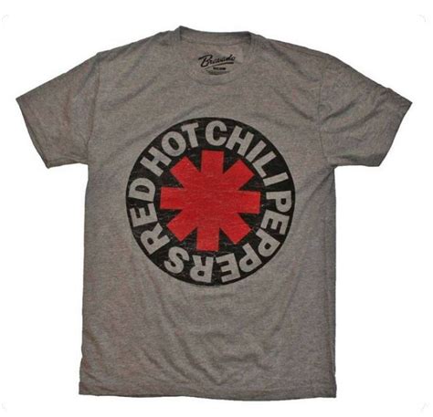 Red Hot Chili Peppers Asterisk Circle Band T Shirt Rock N Roll Tee Gray 14531190 Sports Diamond