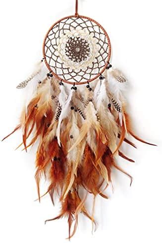 Amazon Soyuzu Brown Dream Catchers Handmade Dream Catcher For