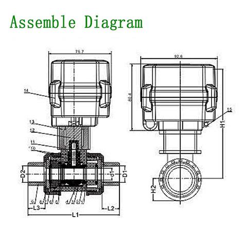 Buy Two Wires Control Normally Open 110vac 230vac Motorized Ball Valve1 Pvc Electric Valve With