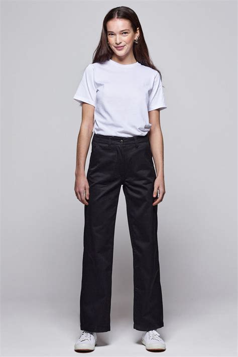 Women's Work Trousers - Black - Community Clothing