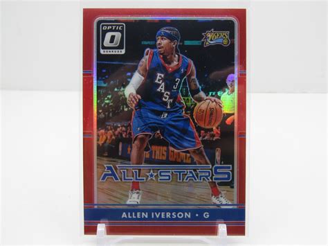 Allen Iverson Donruss Optic All Stars Red Prizm Ers