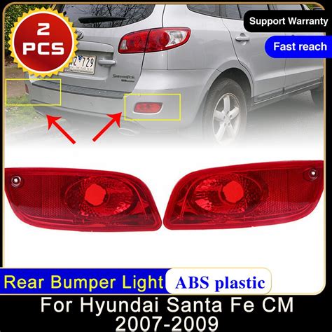 Feu de pare choc arrière pour Hyundai Santa Fe 2 7T 2 4T 2007 2009