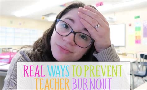 Real Ways To Prevent Teacher Burnout Busy Miss Beebe