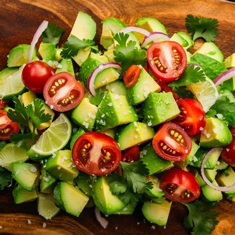 Salada De Abacate Tomate Cereja Vegana E Low Carb