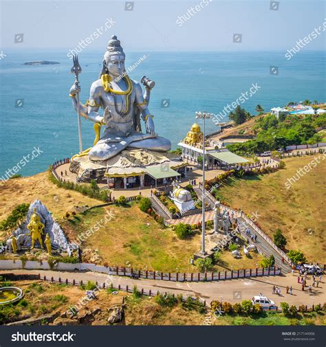 Statue Lord Shiva Murudeshwar Temple Karnataka Stock Photo 217144906