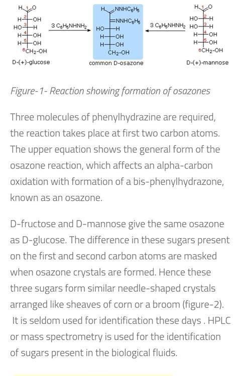 Write The Reaction Involved Osazone Test