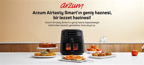 Arzum Airtasty Smart Airfryer Sıcak Hava Fritözü Kırmızı