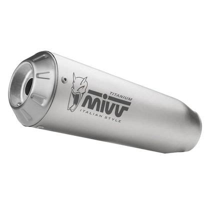 Ligne Complète Mivv X M1 TITANE INOX Motoblouz