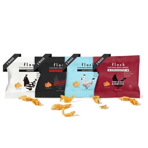 Amazon Flock Keto Chicken Skin Chips 4 Flavors Variety Pack