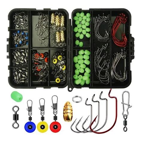 Set 172 Accesorii Fishingbox Pescuit La Spinning Crap Carlige Si