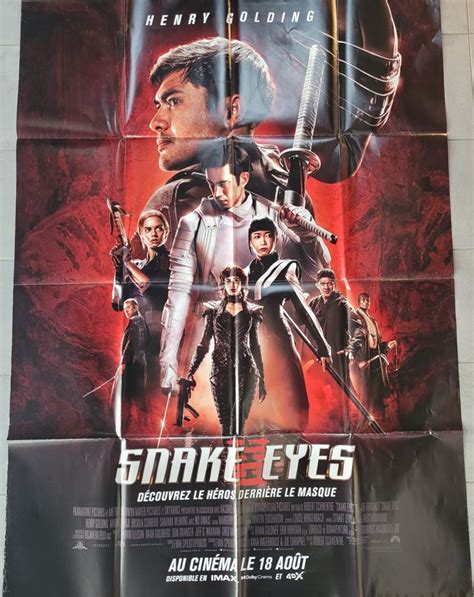 Affiche de cinéma du film Snake Eyes Cinéma Paradisio Affiches