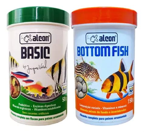 Ra O Para Peixe Alcon Basic Flocos G E Bottom Fish G Frete Gr Tis