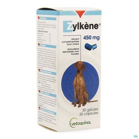 ZYLKENE CAPSULES 30 X 450 MG Animaux Pharmacodel Votre Pharmacie