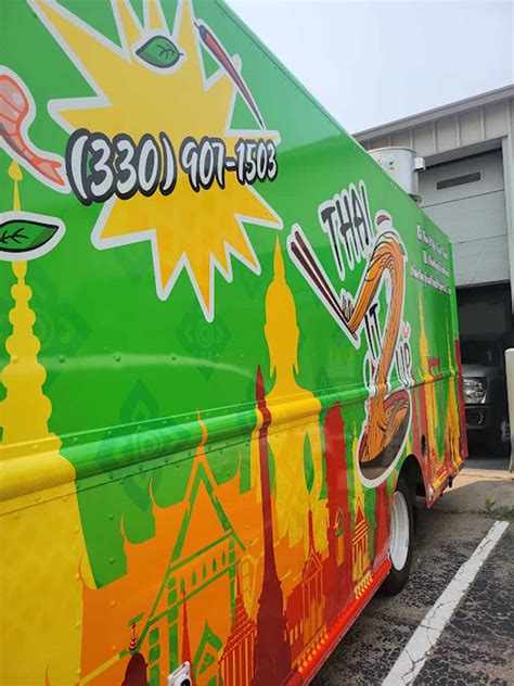 Custom Food Truck Wrap - Titan Trucks Manufacturing