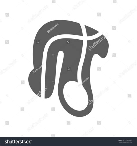 Male Reproductive System Icon Trendy Flat Stock Vector Royalty Free