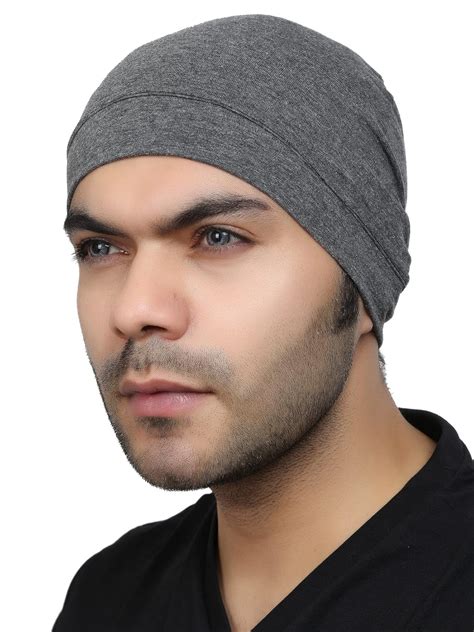 Bismaadh Cotton Helmet Skull Cap Storm Dark Grey Freesize Amazon In