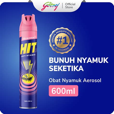 Jual Hit Aerosol Expert Pink Blossom Ml Obat Nyamuk Bunuh Nyamuk