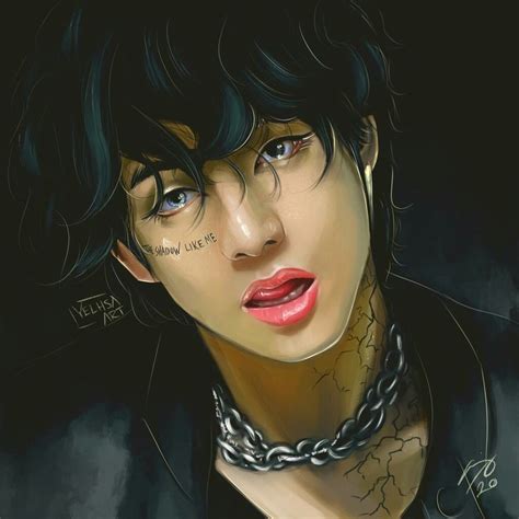 Pin By BLACK MOON On Artistic ExpressionBTS Fan Art Stunning