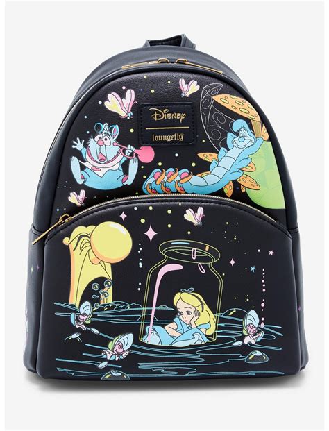 Loungefly Disney Alice In Wonderland Glow In The Dark Characters Mini