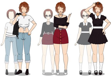 Casual outfits by melisssenpai on DeviantArt