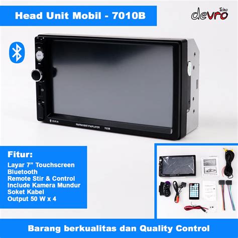 Jual Head Unit Mobil Inch Headunit Tape Audio Mobil Media Player