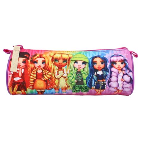 Trousse Scolaire Ronde Pour Fille Rainbow High