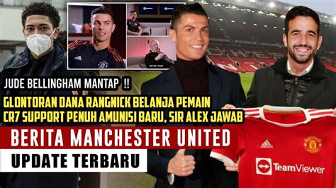 Welcome Cr7 Sambut Baik Saran Sir Alex🤩jude Bellingham Otw Mu👏coach Pengganti Ralf😱berita Mu