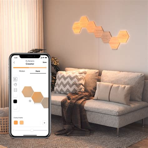 Nanoleaf’s New ‘Elements’ Line Features Wood-Like Smart Lighting Panels ...