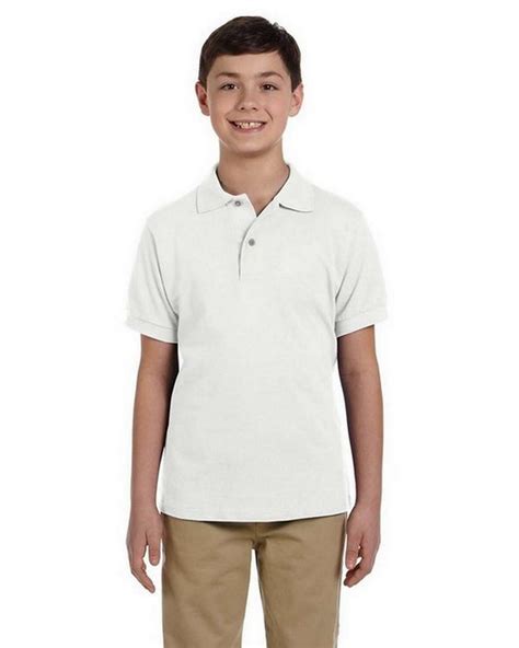 Jerzees 440Y Youth 6.5 oz. Cotton Pique Polo