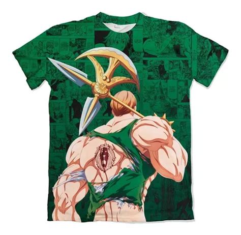 Camisa Nanatsu No Taizai Escanor Modo Batalha Parcelamento Sem Juros