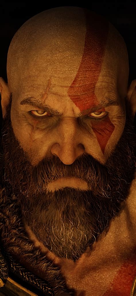 Kratos Face Wallpaper