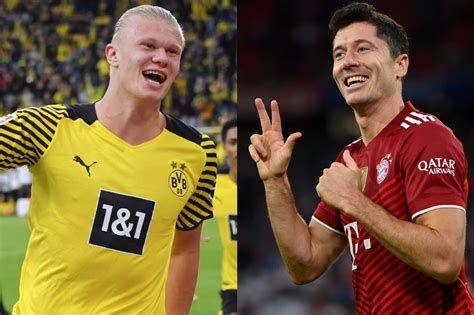 Bir Bundesliga Düellosu Robert Lewandowski Vs Erling Haaland