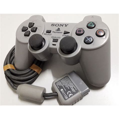 Controle Dual Shock Original Cinza Para Ps1 Fat Funcionando