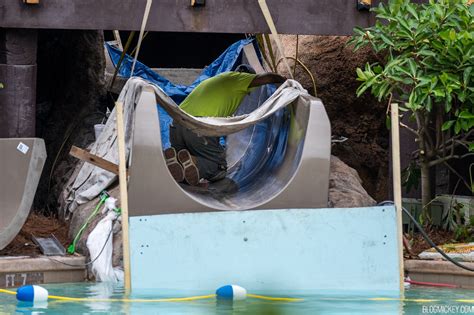 Lava Pool Slide Replacement Underway at Disney's Polynesian Village Resort