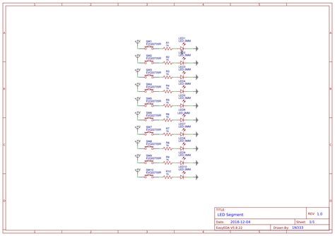 Segment LED Bar Graph EasyEDA Open Source Hardware Lab