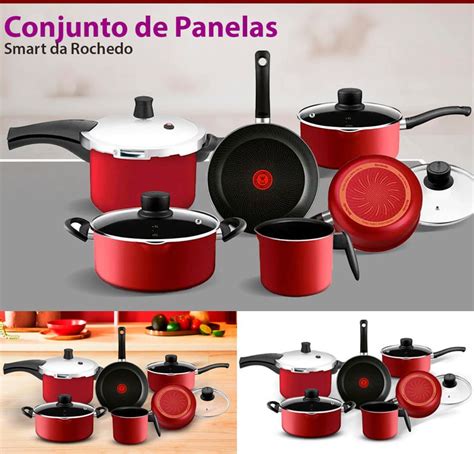 Encerrado Conjunto De Panelas Pe As Rochedo Smart Panela De