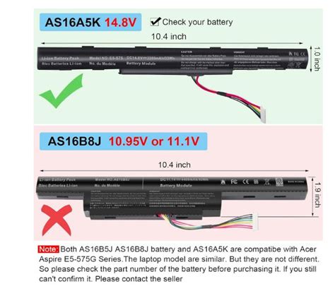 New Laptop 4 Cell Notebook Battery For Acer Aspire F5 573 E5 575 Series